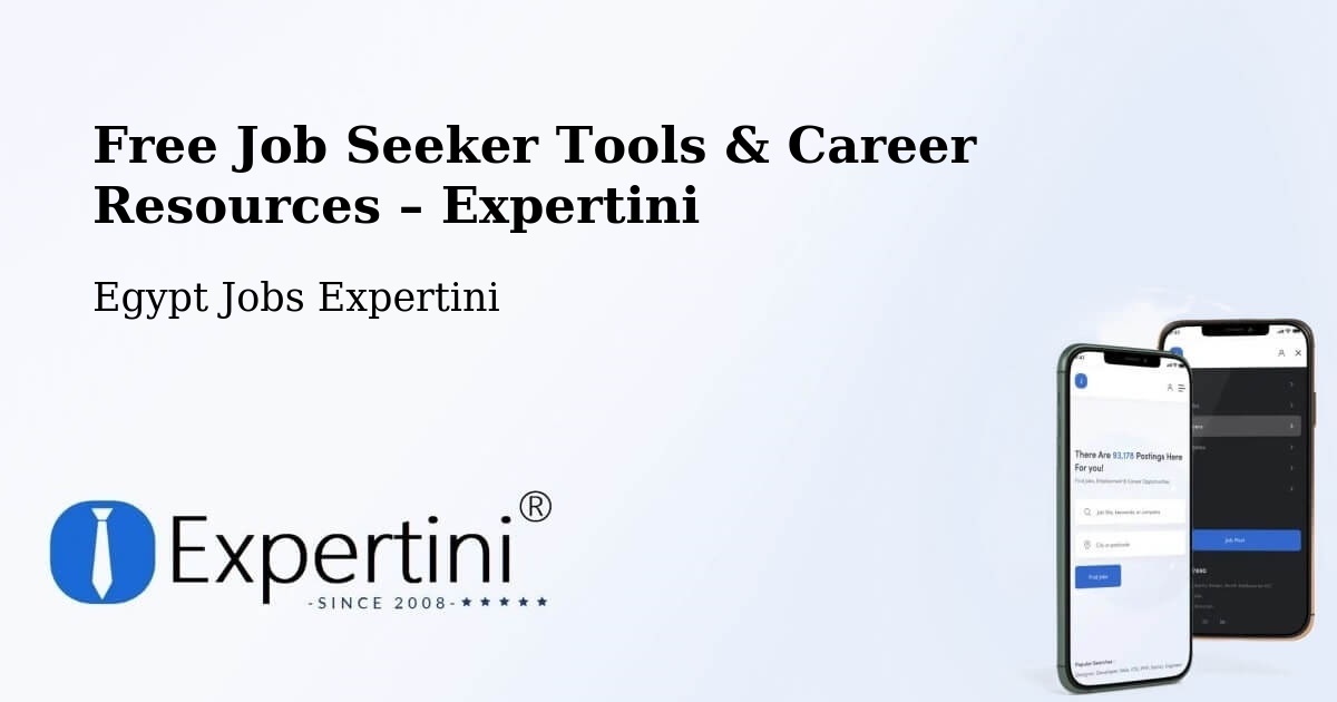 Free Job Seeker Tools & Career Resources – Dishnā - Dishnā, Egypt Jobs Expertini