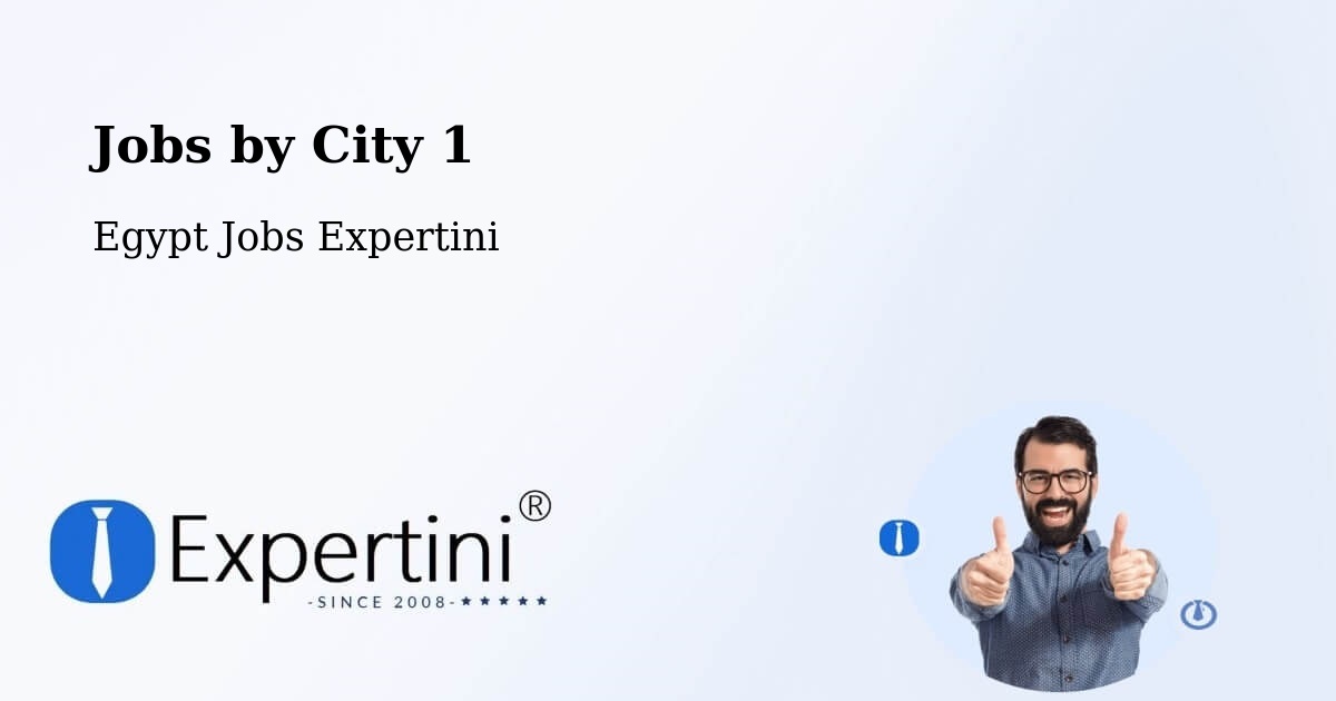 City Jobs in Egypt - Expertini